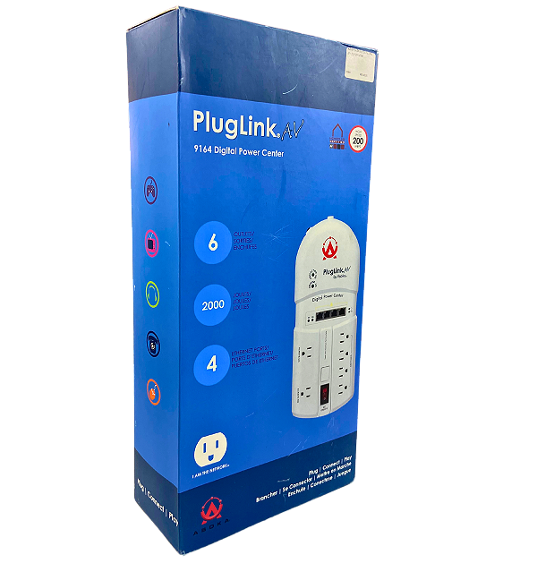 Adaptador de Energia Powerline PL9164-4SW - Conexão Digital