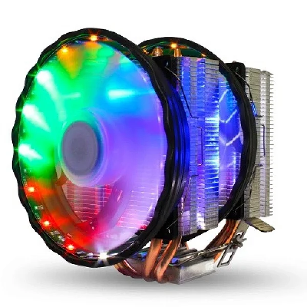 Cooler Processador DEX Duplo Fan LED RGB Gaming DX-9200D