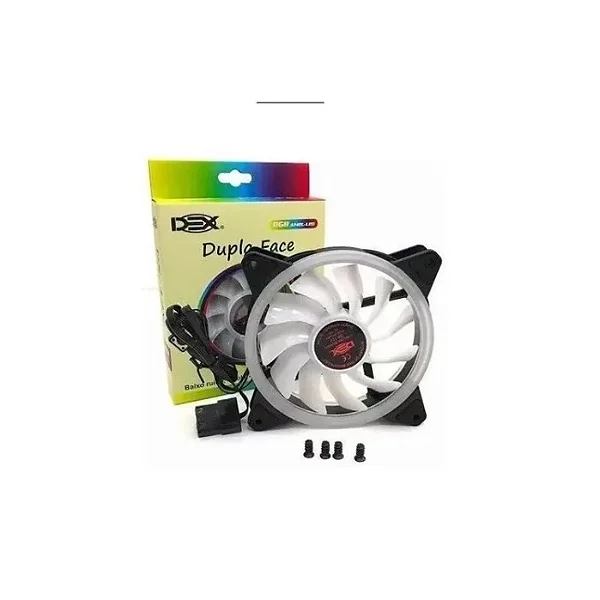 Cooler Fan 120mm X 120mm Leds Rgb Dupla Face DEX - DX-12V