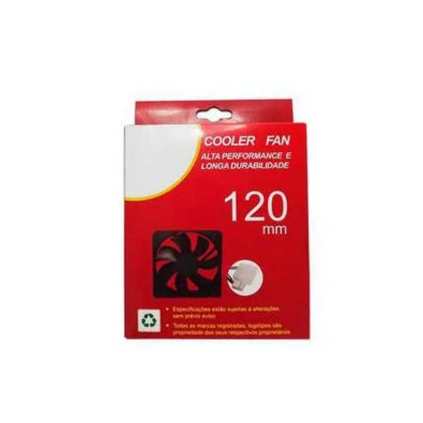 Cooler Gamer P/ Gabinete 120mm X 120mm DEX - DX-12C