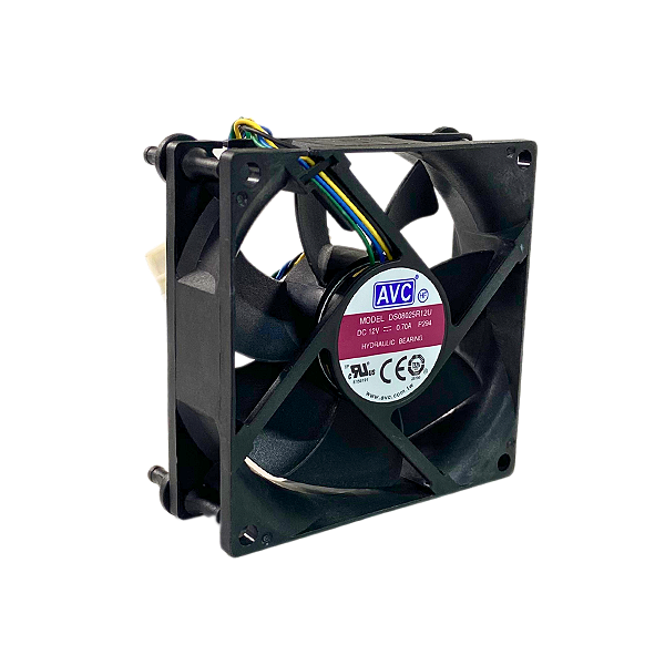 Cooler Avc 12v 0,70a Rolamento Hidráulico Ds08025r12u