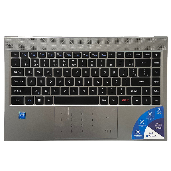 Base Teclado +TouchPad +Altofalantes Multilaser ULTRA UB440