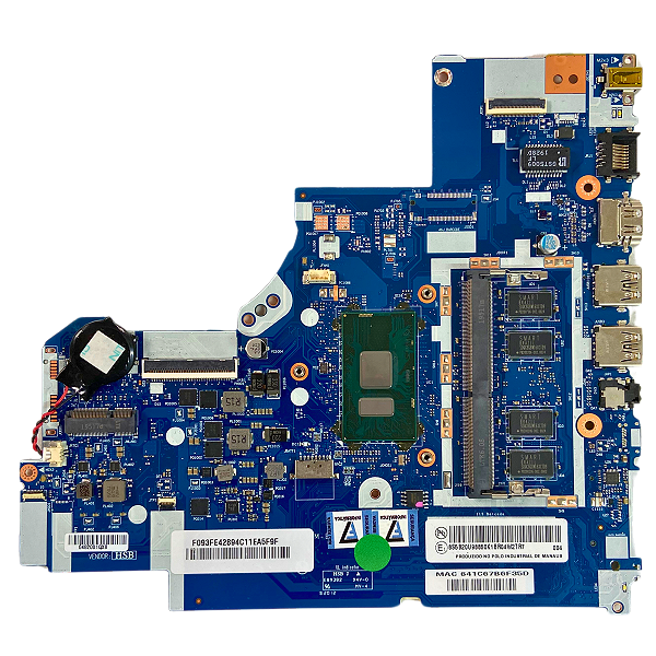 Placa Mãe Lenovo NM-B241 DG421 DG521 DG721 Core™ i3-7020U