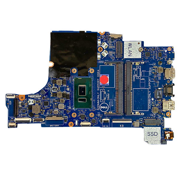 Placa Mãe Dell LA-F116P REV 1.0 Intel® Core™ i5-8250U SUCATA