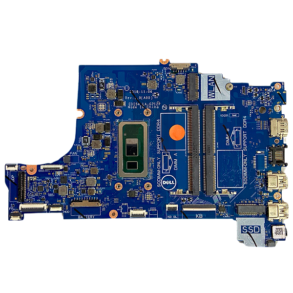 Placa Mãe Dell LA-G712P Intel® Pentium® GOLD 5405U SUCATA