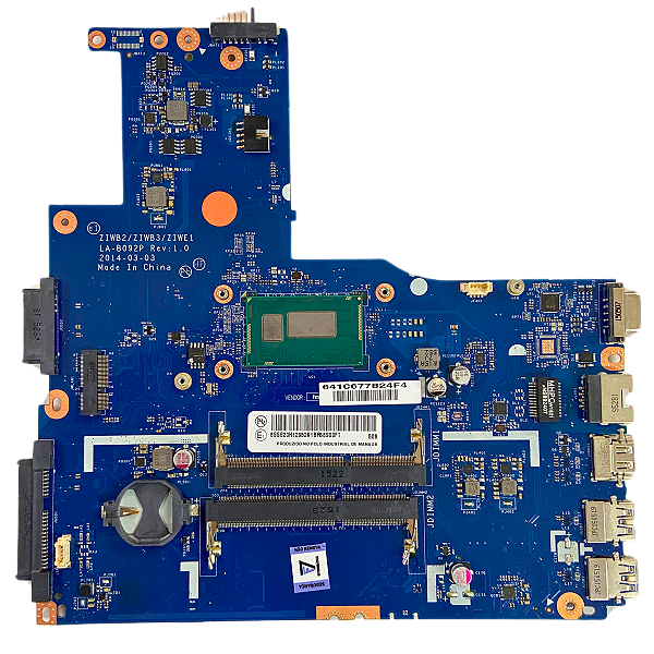 Placa Mãe Lenovo LA-B092P Intel® Core™ i7-4510 SUCATA