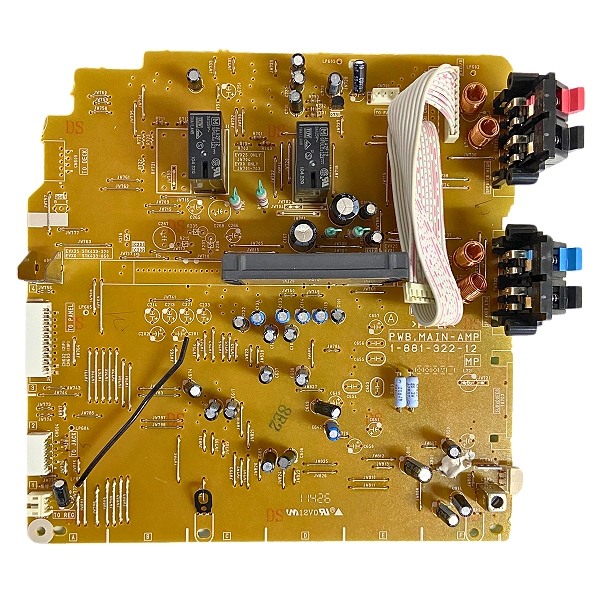 Placa Amplificadora Som Sony PWB MAIN-AMP 1-881-322-12