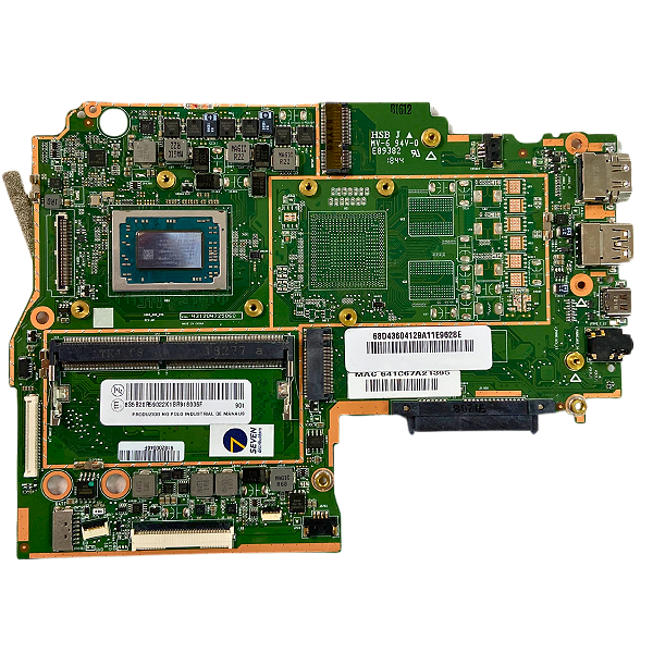 Placa Mãe Lenovo 330S_ARR_V06 AMD RYZEN 5 2500U SUCATA