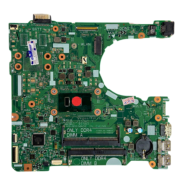 Placa Mãe Dell LA-L946P REV 1.0 Intel® Core™ i7-1255U SUCATA