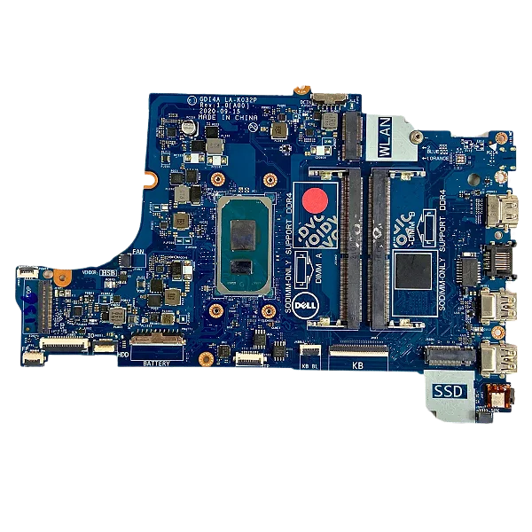 Placa Mãe Dell GDI4A LA-K032P Core™ i7-1165G7 2 Slot DDR4 - SUCATA