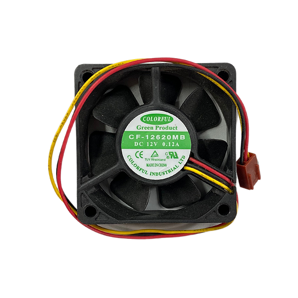 Cooler Colorful 60x60x20mm c/ Rolamento Duplo CF-12620MB 12V