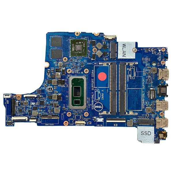 Placa Mãe DELL LA-G711P Intel® Core® i5-8265U SUCATA