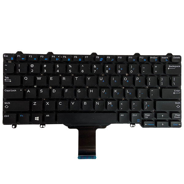 Teclado Padrão Americano Dell Latitude E7250 / E5250