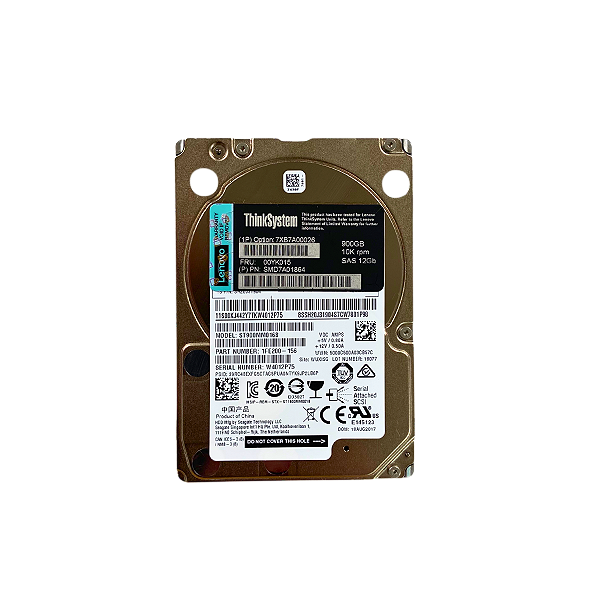 HD Lenovo ThinkSystem 900GB SAS 2.5 10000RPM 12Gbps