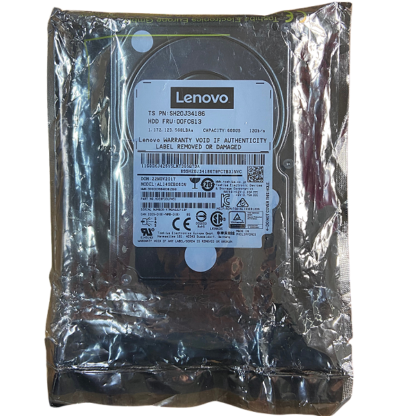 HD Lenovo 600GB 2.5 SAS 12Gbps 10000RPM FRU 00FC613