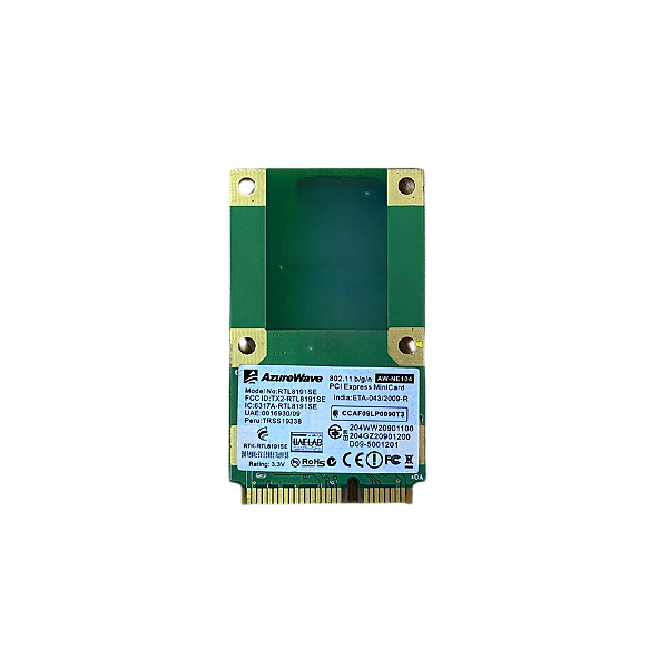 Placa Rede Notebook Wifi Wireless RTL8191SE PN: AW-NE104