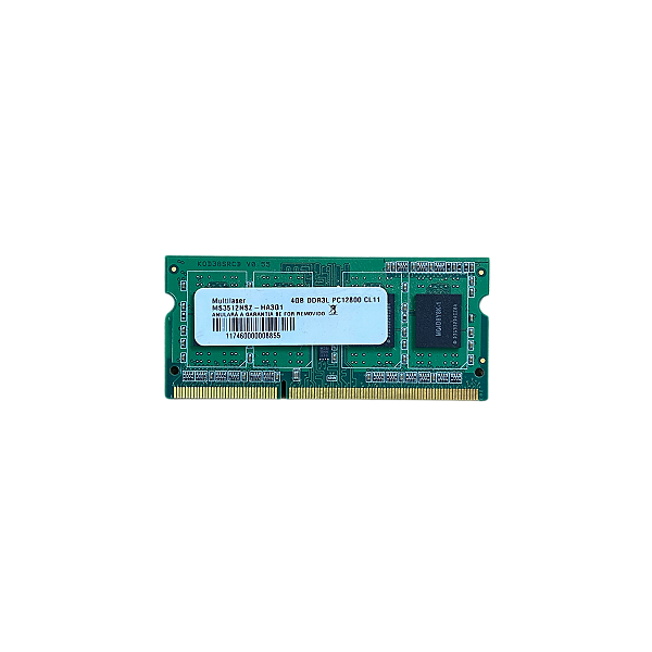 Memoria Multilaser 4GB DDR3L 1600MHz PC12800 MS3512NSZ-HA3Q1