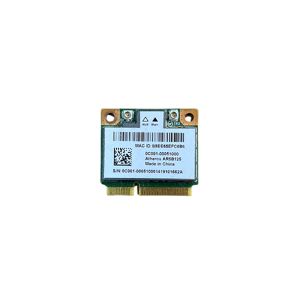 Placa Wifi Interna Para Notebook Atheros AR5B125 Mini PCIe