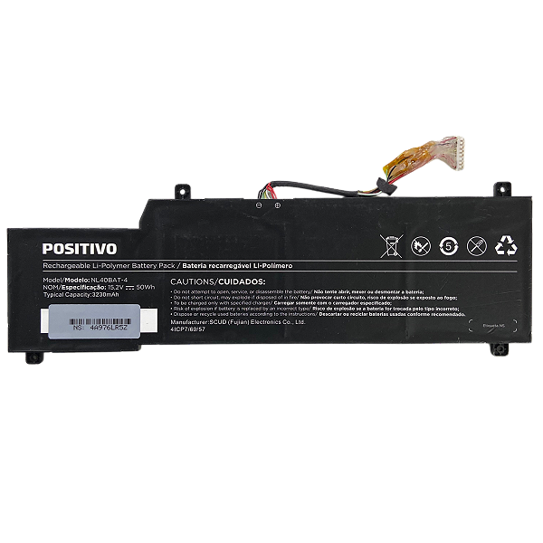 Bateria Positivo Notebook N4340 Nl40bat-4 4icp7/60/57