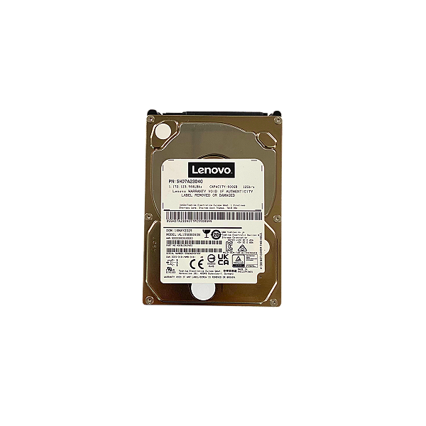HD Servidor Lenovo Toshiba 600GB 10.5K SAS 12Gb/s 2.5 P/N SHD7A23040
