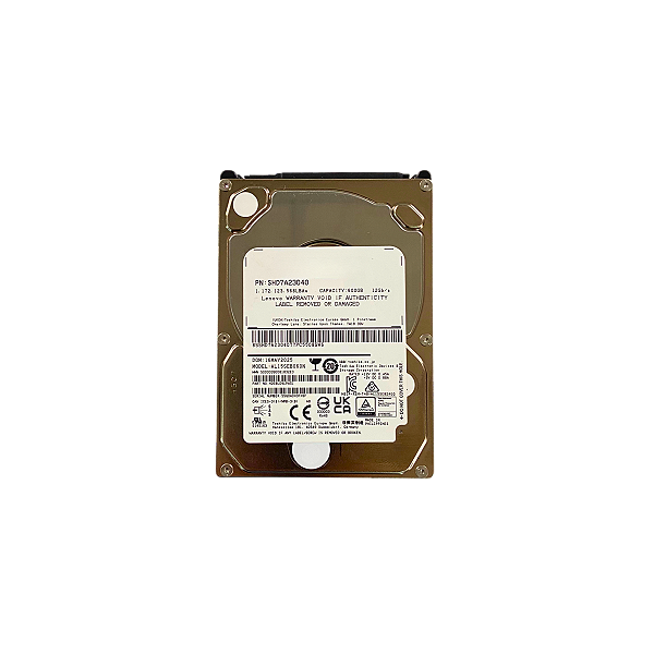 HD Servidor Lenovo Toshiba 600GB 10.5K SAS 12Gb/s 2.5 P/N SHD7A23040