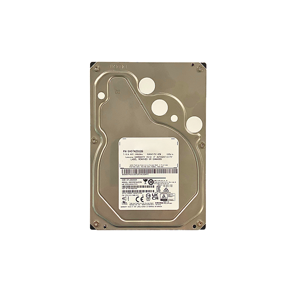 HD Lenovo Toshiba 4TB SAS 12Gb/s 7.2K 3.5 P/N SHD7A23126
