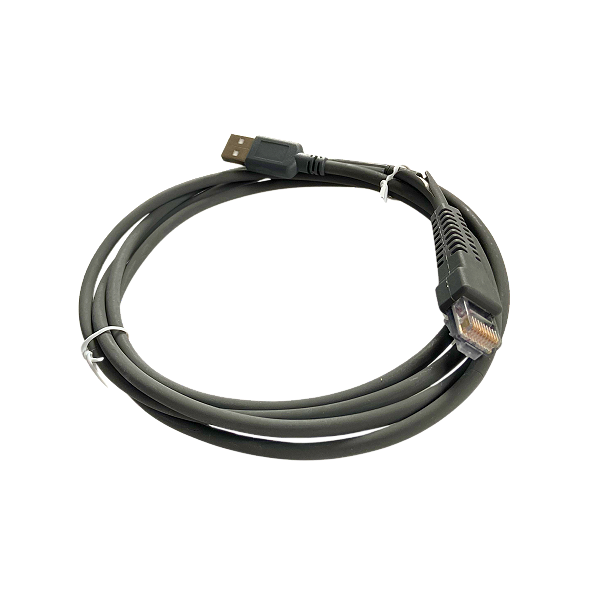 Cabo USB Leitor Codigo Barras Symbol Zebra 25-64626-01R 1.8m
