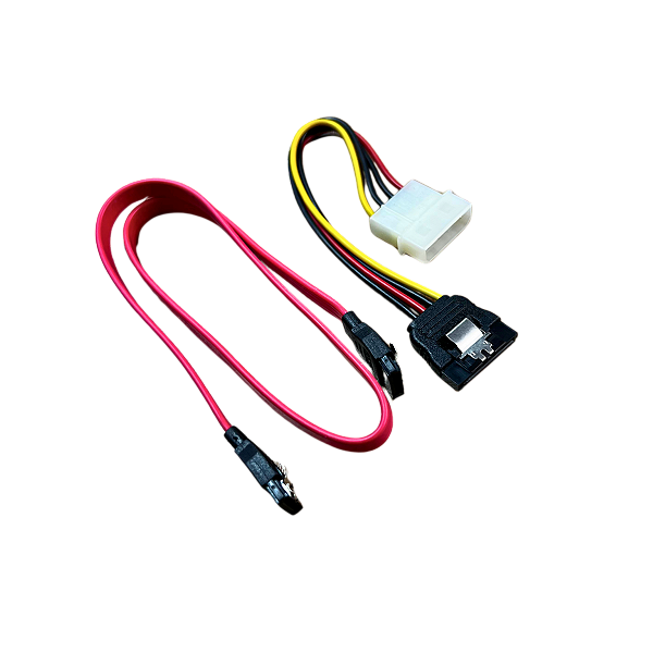 Kit Cabos Sata HD SSD 1x Sinal Trava + 1x Power 1400-0093000