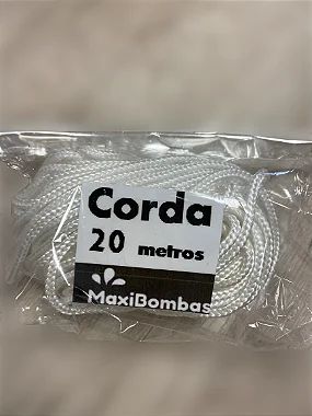 "Corda impermeável para instalaçao de bomba d'água sapo"