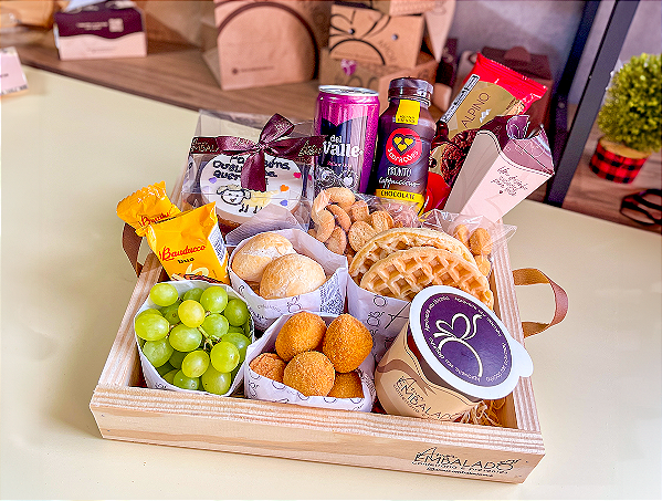 Cesta café da manhã grande