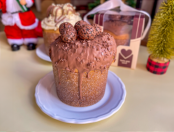 Chocotone Recheado - Brigadeiro cremoso