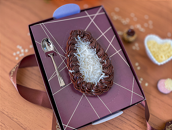 Ovo de Páscoa de Colher sabor Prestígio