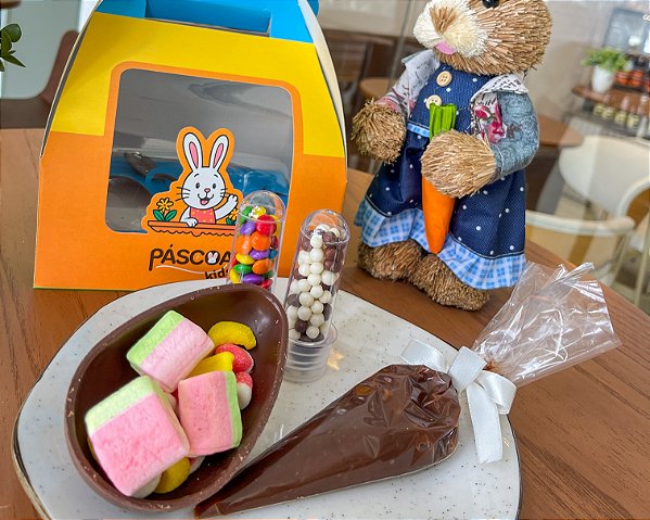 Ovo de Páscoa Colher Kit Confeiteiro