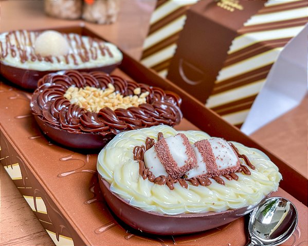 Ovo de Páscoa de Colher Trio Top - O mais Pedido