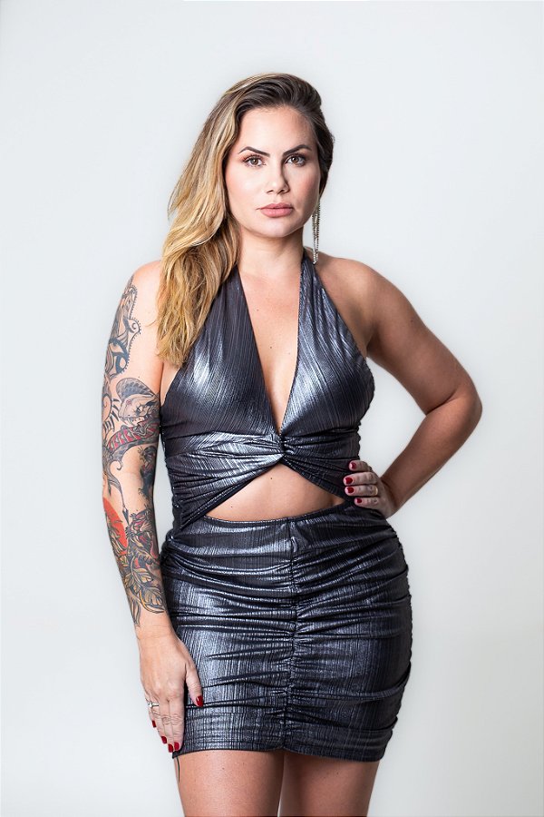 Vestido Prateado