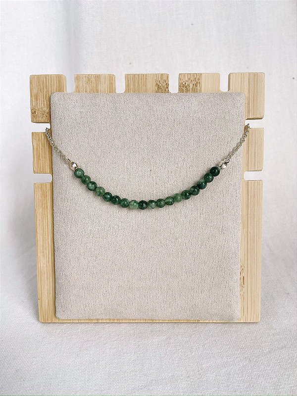 Colar Celeste Jaspe Verde