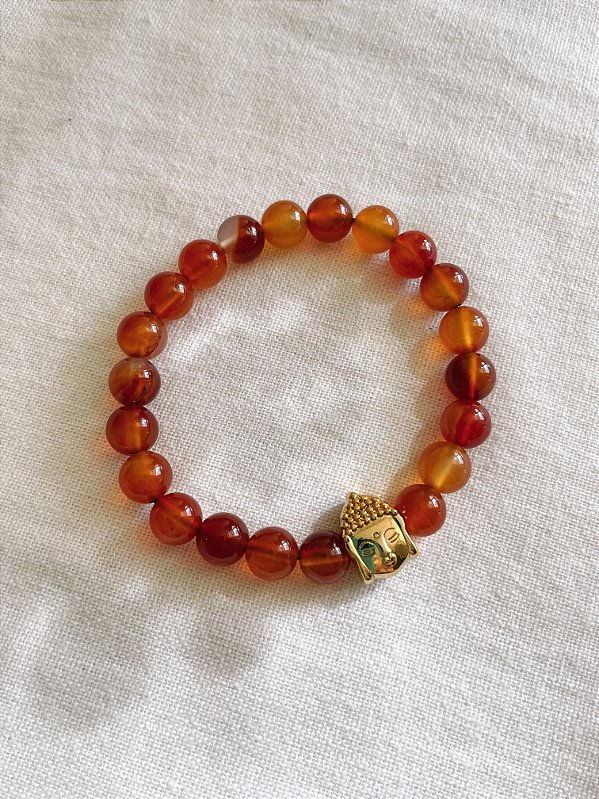 Pulseira Buddha Ágata de Fogo