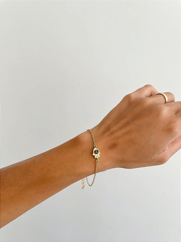 Pulseira Hamsá Sodalita
