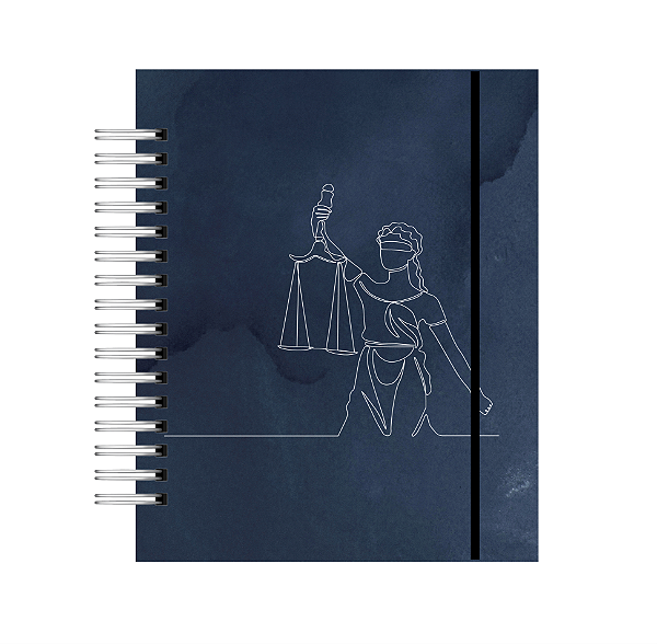 Produto - Agenda Jurídica 2024 - Deusa da Justiça (Azul)