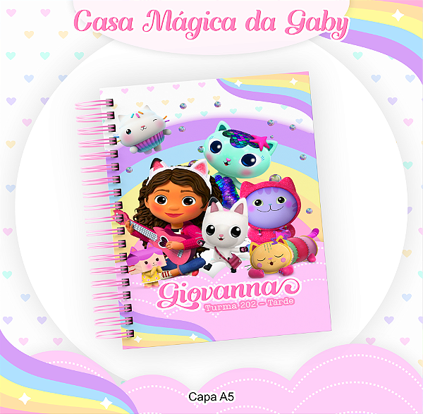 Produto - Caderno Infantil - A Casa Mágica da Gaby