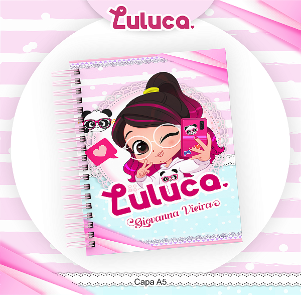 Produto - Caderno Infantil -Luluca