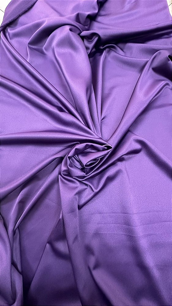crepe amanda 100% Poliéster,cor violeta Largura 150 cm 100% Poliéster.