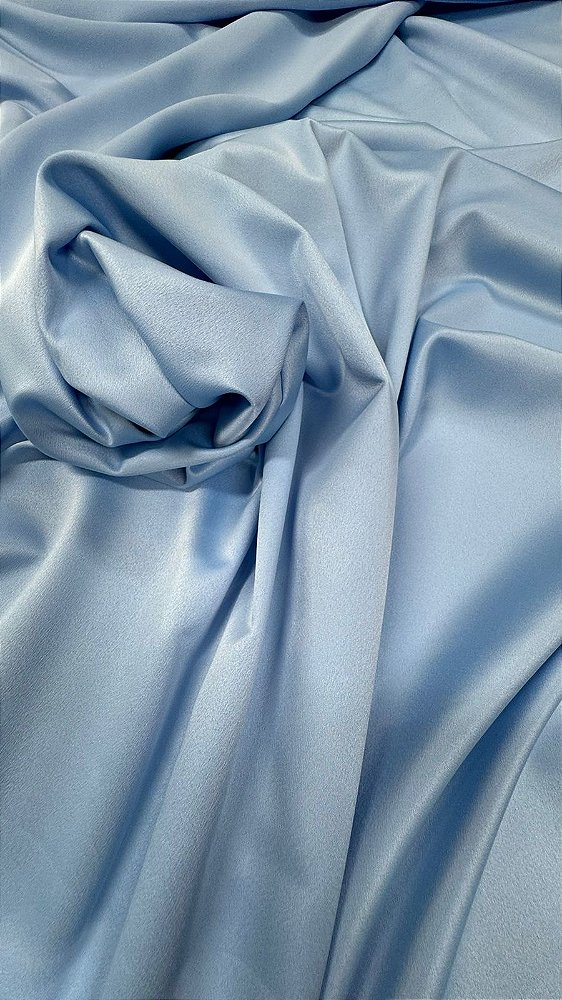 crepe amanda 100% Poliéster,cor azul  Largura 150 cm 100% Poliéster.