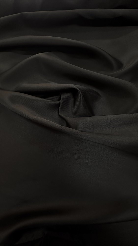 Tecido zibeline preto 100% poliester 140cm de larg