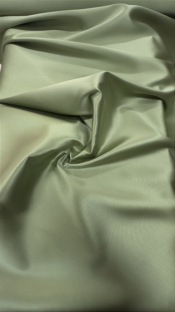 Tecido zibeline verde oliva 100% poliester 140cm de larg