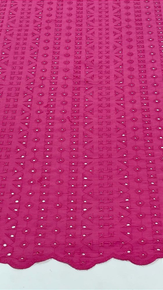 Tecido laise 100% algodão pink