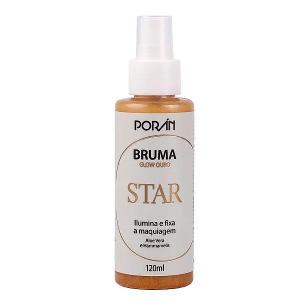 Bruma Facial Glow Ouro Star  Porán