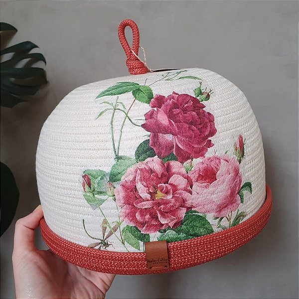 Boleira | Cobre Bolo Rosas