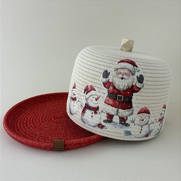 Boleira Pequena | Porta Panetone | Papai Noel