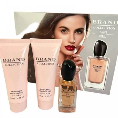 KIT FEM BRAND 063 SI GIORGIO ARMANI - PERF.25ML/HIDRATANTE/SHOWER GEL